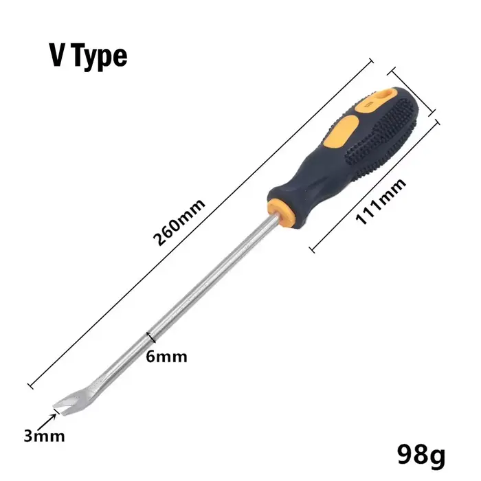 Tournevis de type UV, extracteur de clous