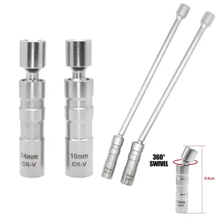 Outil de retrait de bougie d'allumage 14mm 16mm