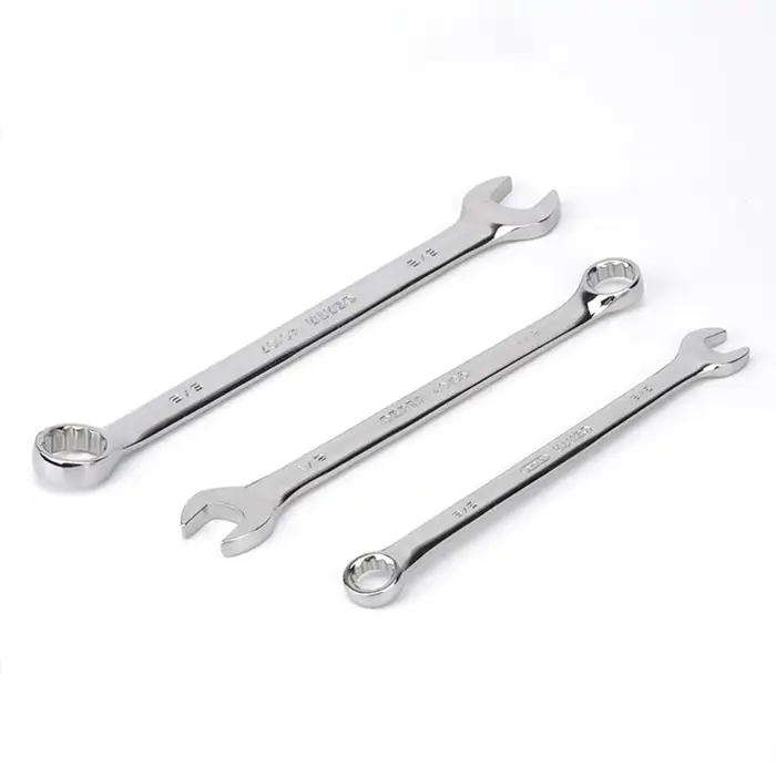 Clé à cliquet à extrémité ouverte en fleur de prunier à double usage, clés combinées 6MM-32MM, coupe