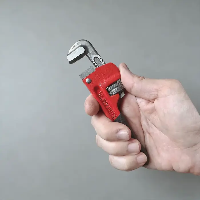 Clé à tuyaux robuste de 6 pouces