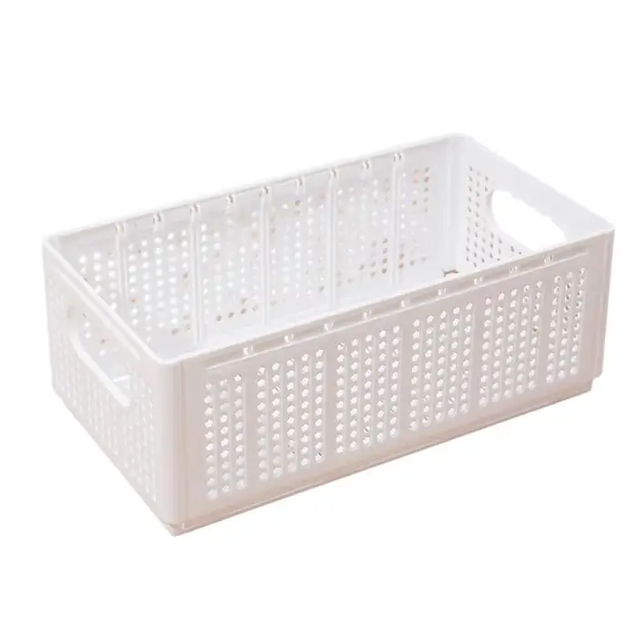 G6KF bac rangement en tissu pliable avec séparateurs internes, Organization salle bain à domicile