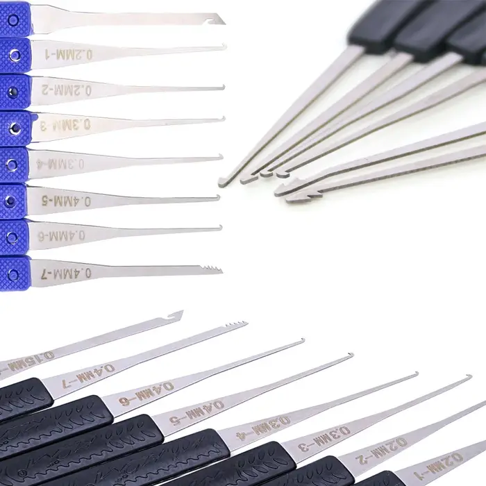 Kit d'outils flacon de serrurier pour la famille, clé cassée, ensemble d'outils de retrait avec tens