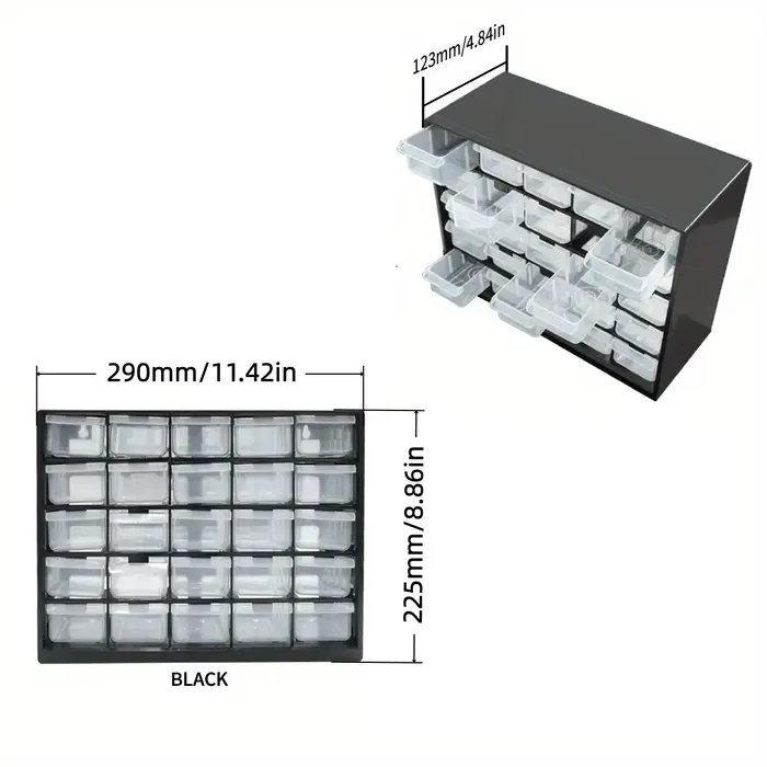 Organisateur de rangement de vis de pièces