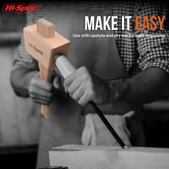 Marteau en bois de hêtre Hi-Spec
