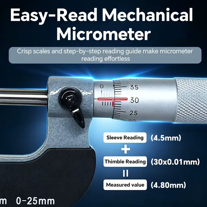 Micromètre externe 0-25 mm 0