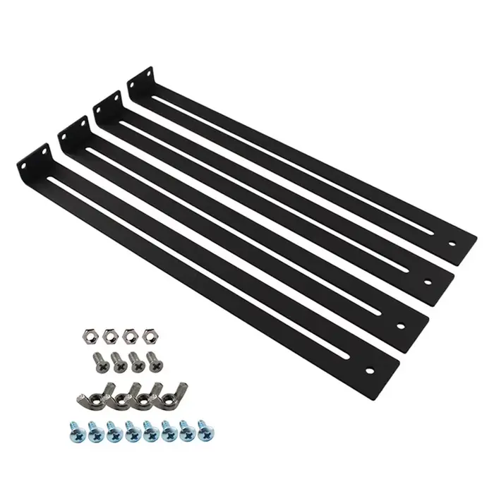 Kit de réparation de meubles, 4 pièces, accessoires de réparation de meubles, supports de montage po