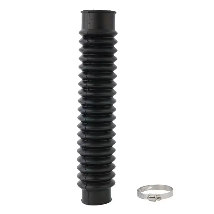 Tube de filtre à air flexible noir pour moto