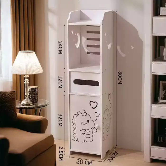 Armoire de rangement étanche pour espace de salle de bain