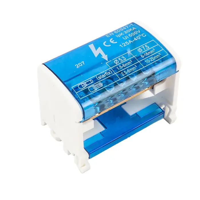 Bloc de connexion modulaire pour rail DIN WKH207