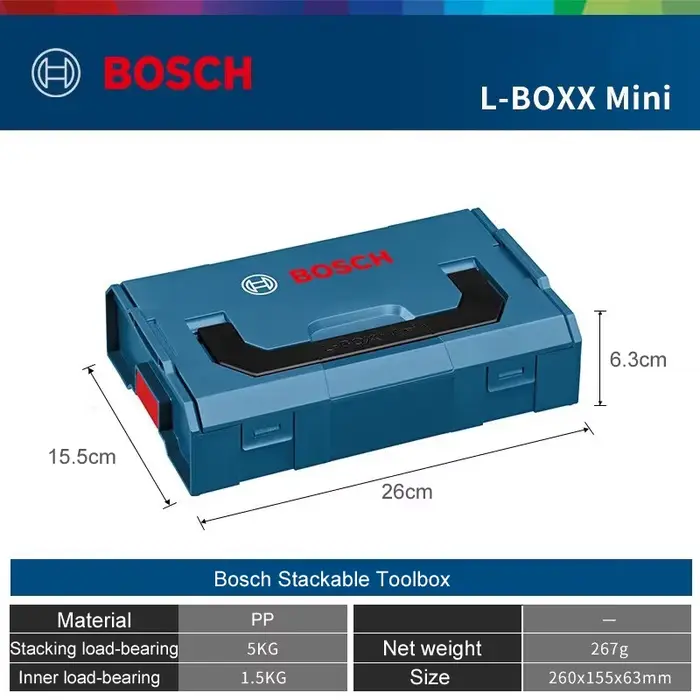 BoschL-BOXX-Boîte à outils empilable