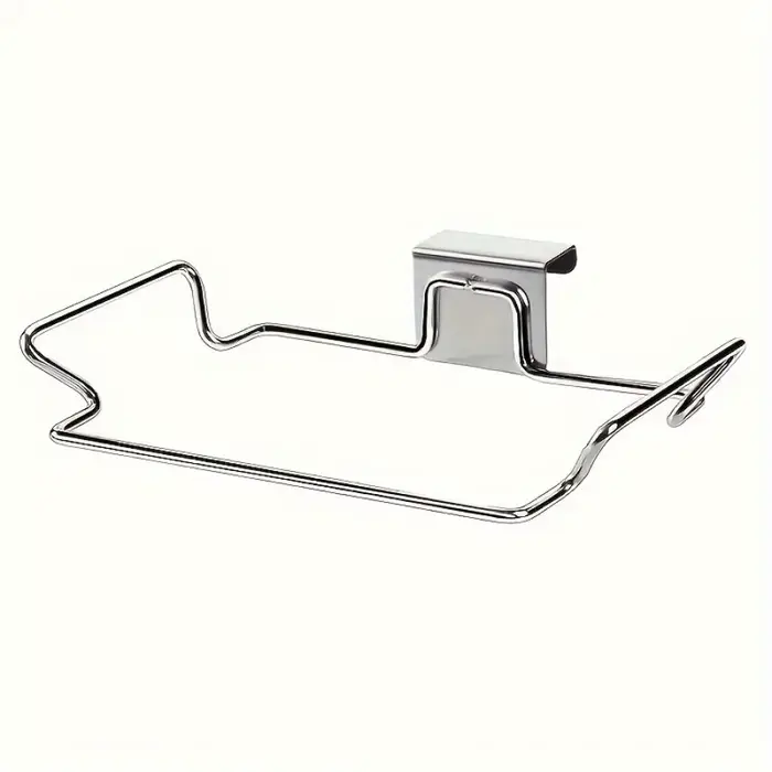 1 pièces porte-poubelle en feralloy, porte-sac poubelle de porte d'armoire, accessoires de cuisine,