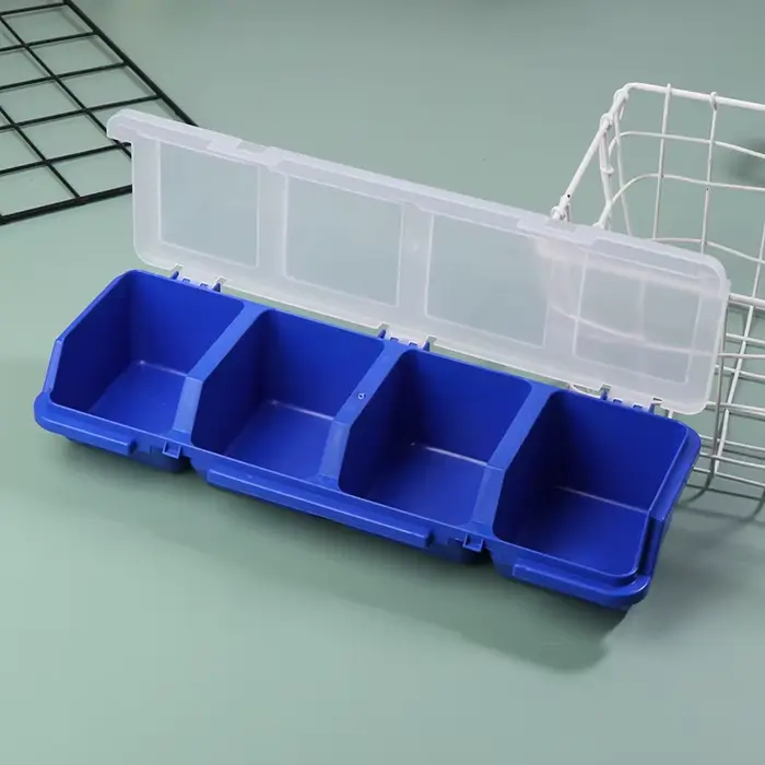 Petite boîte de rangement portable pour vis, clous et pièces de quincaillerie, organisateur de class