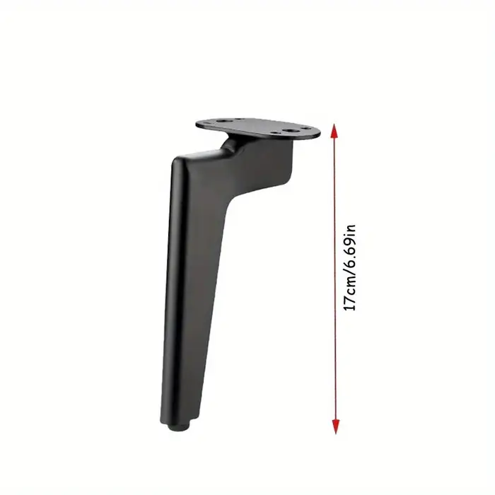 4 pièces bricolage meubles jambe pour armoire TV armoire tiroirs Table de chevet charge jambes métal