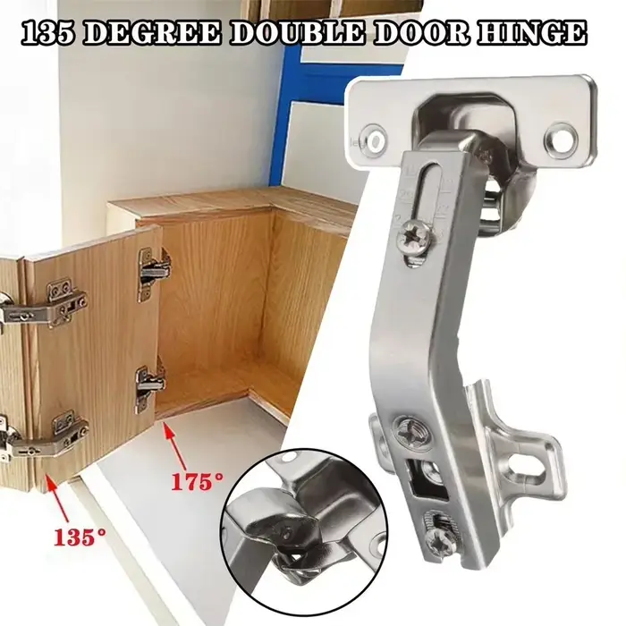 Charnières de porte d'armoire d'angle
