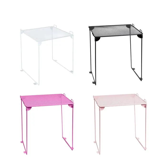 Étagère de rangement pliable en métal