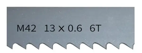 1140 1440 1640mm bimétallique 1/2" lame de scie à ruban. 1735 1840 2160 2215 2240 2750mm bimétalliqu
