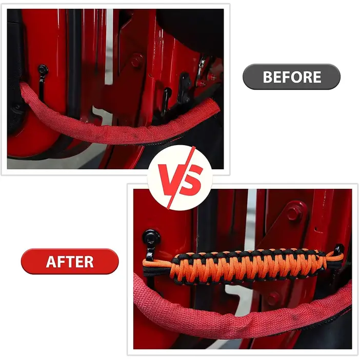 Sangles de limitation de porte pour Jeep Wrangler