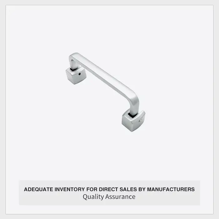 Poignée pliante en alliage de zinc coudée à 90 degrés pour armoire d'équipement industriel et boîte à outils