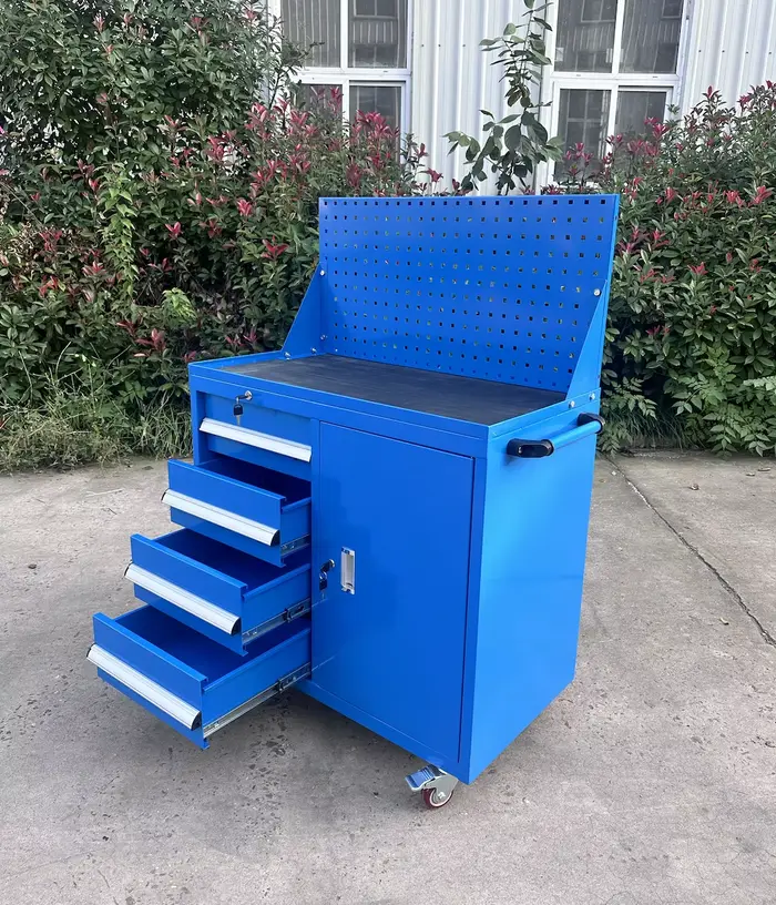 Camion de rangement multifonction pour pièces mobiles avec quatre tiroirs