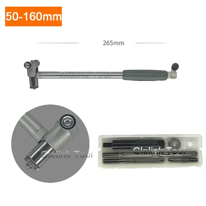 Jauge de diamètre intérieur 50-160mm + sonde (sans indicateur)