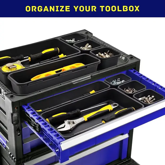 Organisation de tiroir 8/26/47 pièces plateau à outils boîte