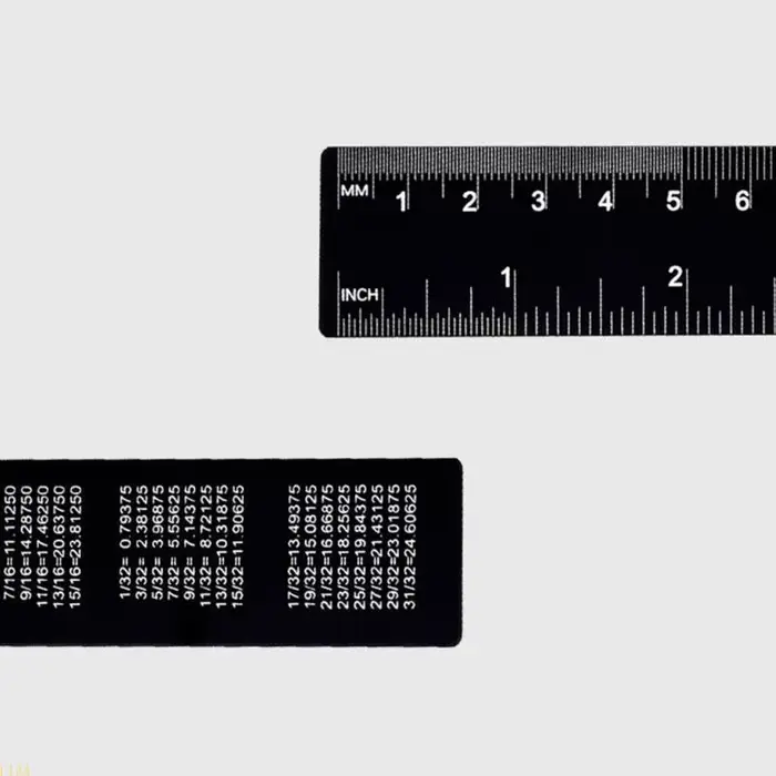 U13A Aluminium Ruler Precisions Mesure Tool