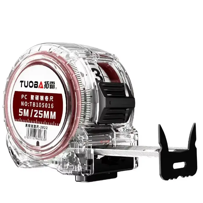 Ruban à mesurer gradué double face de haute précision de 5/7,5/10 mètres avec ruban en acier épaissi