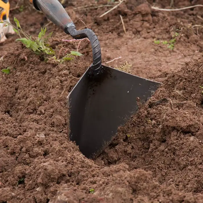 Houe de sol triangulaire pour la plantation de légumes domestiques