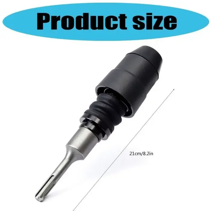 Adaptateur polyvalent SDSPlus à SDSMax 652F pour outil conversion perceuse à percussion électrique