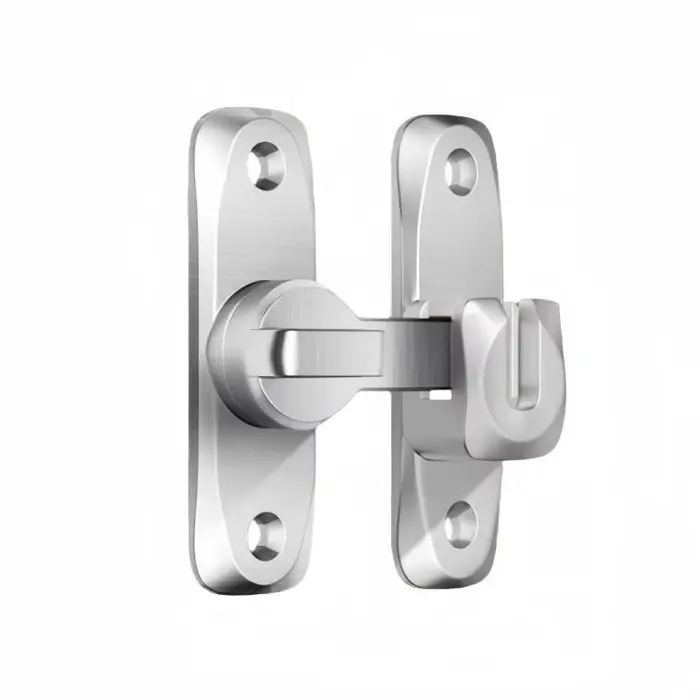 Serrure de porte à bascule à 90/180 degrés, sécurité domestique, loquet de porte coulissante, petits