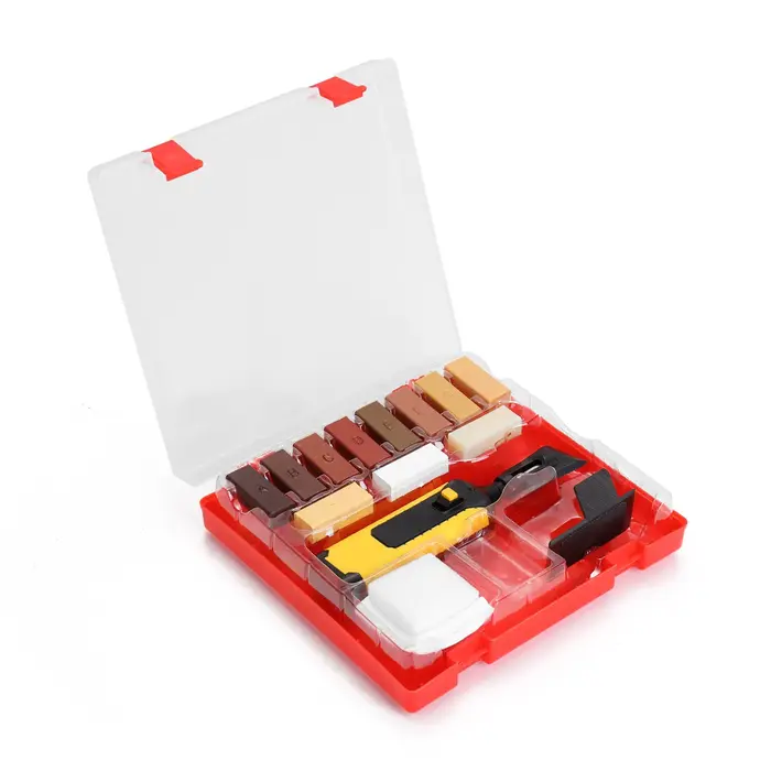 Kit de réparation de sol stratifié, système d'avertissement, plan de travail, boîtier robuste, puces
