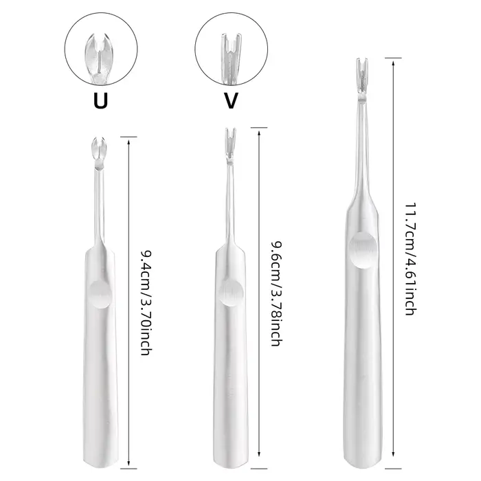 Ensemble d'outils de fente pour l'artisanat du cuir en acier inoxydable de qualité supérieure