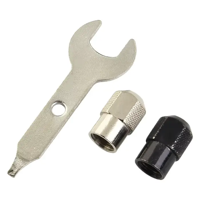 Mandrin de meulage électrique M8x0.75mm, accessoires d'outils rotatifs avec clé, écouvillons d'embou