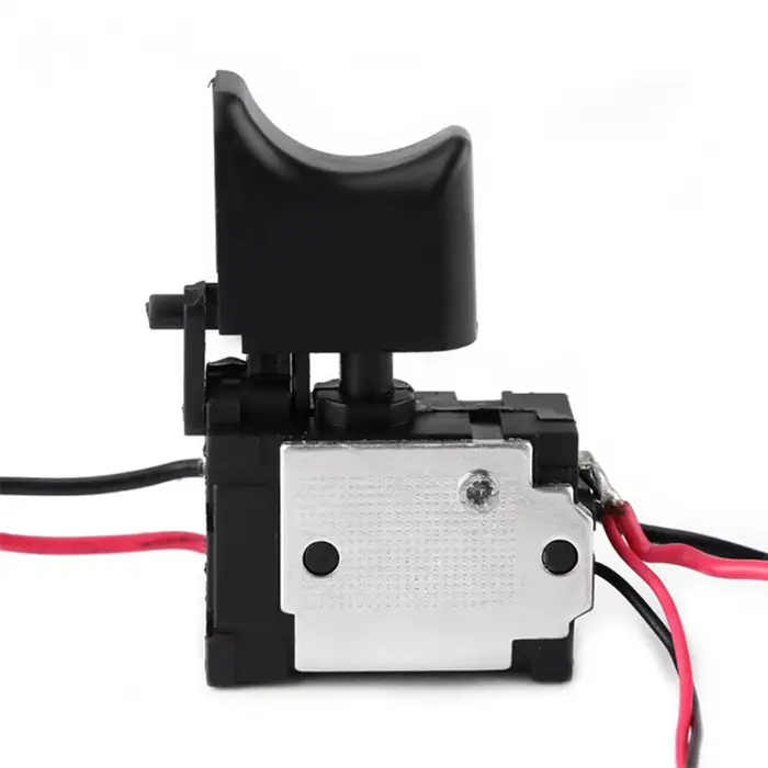 1x perceuse sans fil interrupteurs à gâchette perceuse électrique contrôle de vitesse bouton poussoi