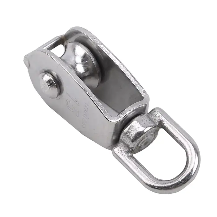 Jeu de poulies à corde de levage pivotante simple/Double roue M15/M25