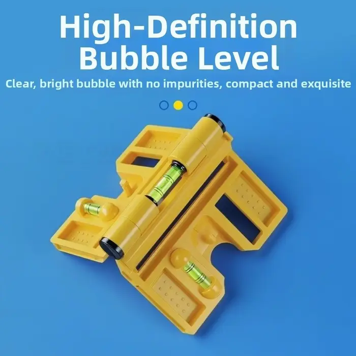 Niveau à bulle pliable multifonctionnel