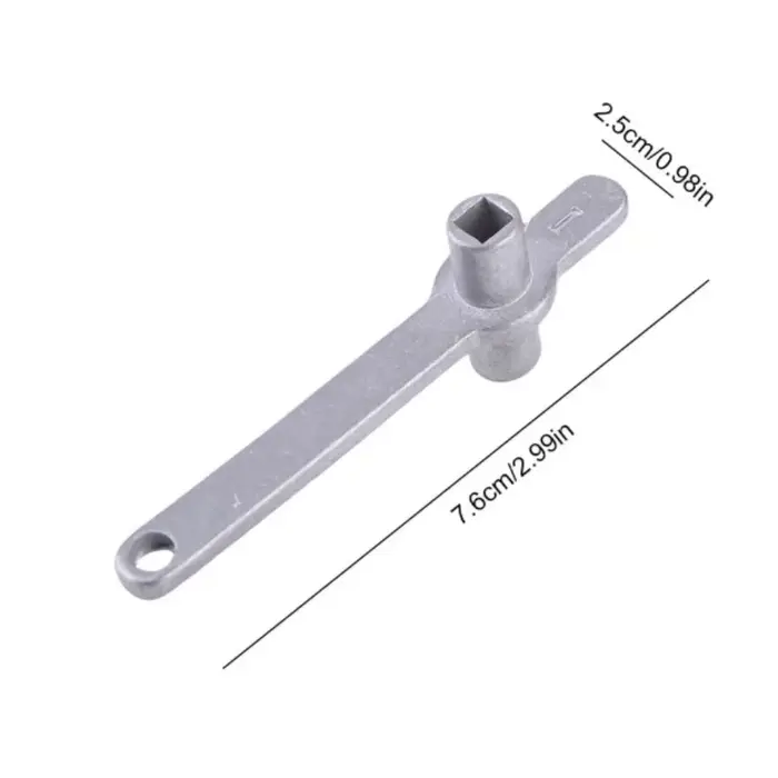 Clé de radiateur en acier inoxydable