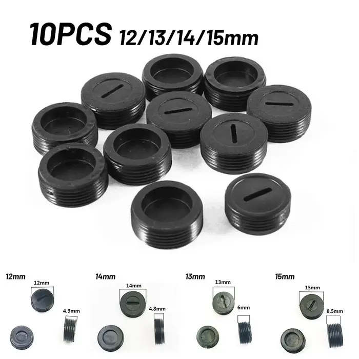 Ensemble de 10 couvercles de balais de carbone pour perceuse à percussion électrique