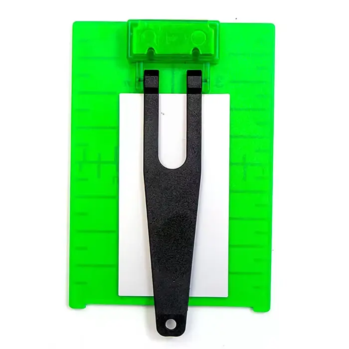 Plaque de carte cible Laser en plastique pour niveau