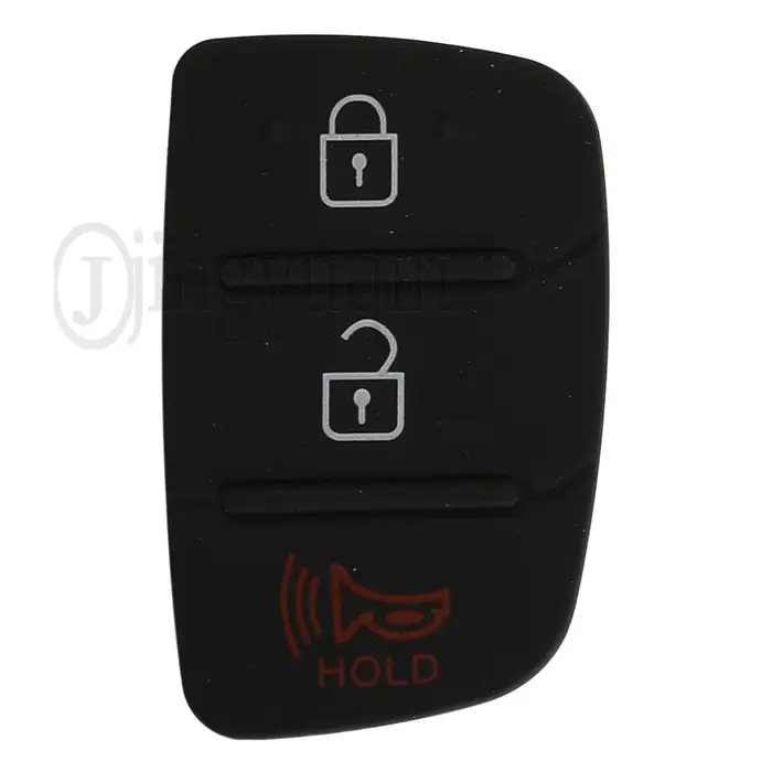 Jingyuqin 10 pièces tampon de réparation de clé à distance de voiture pour Mistra Hyundai HB20 SANTA FE IX35 IX45 housse de clé 2/3/4 boutons de remplacement