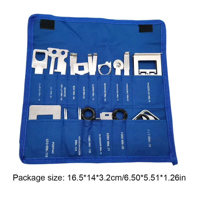 Kit d'outils clés de retrait d'autoradio