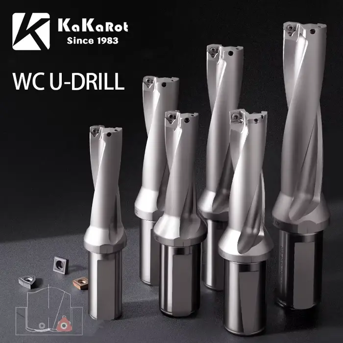 KaKarot WC série forets forets pour métaux foret Inser 13mm-50mm profondeur 2D 3D 4D indexable U mac
