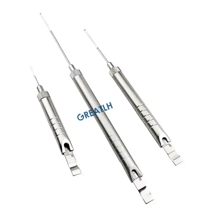 Jauge de profondeur 0mm à 30mm /60mm/40mm/90mm, Instruments chirurgicaux vétérinaires orthopédiques