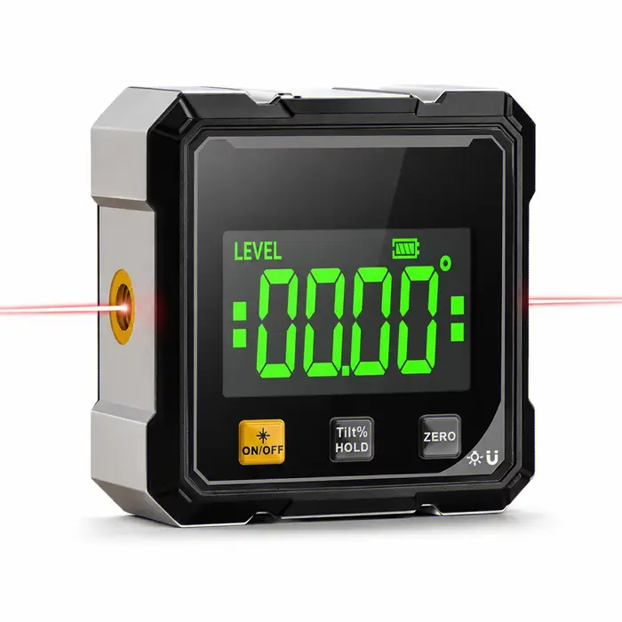 Jauge d'angle numérique magnétique double face