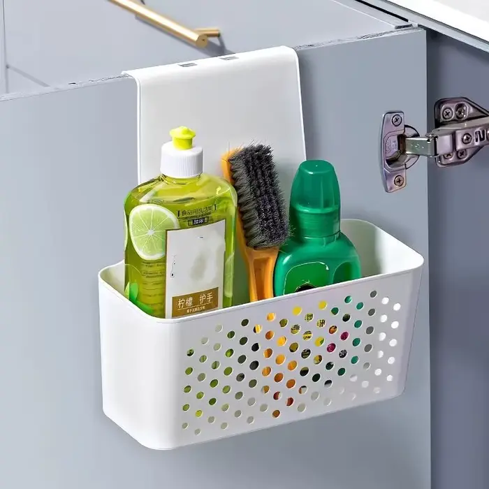 Étagère et boîte de rangement intérieures pour porte d'armoire de cuisine