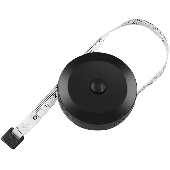 Ruban à mesurer Double face noir, 1.5m, 60 pouces, outils rétractables automatiques, Mini ruban à me