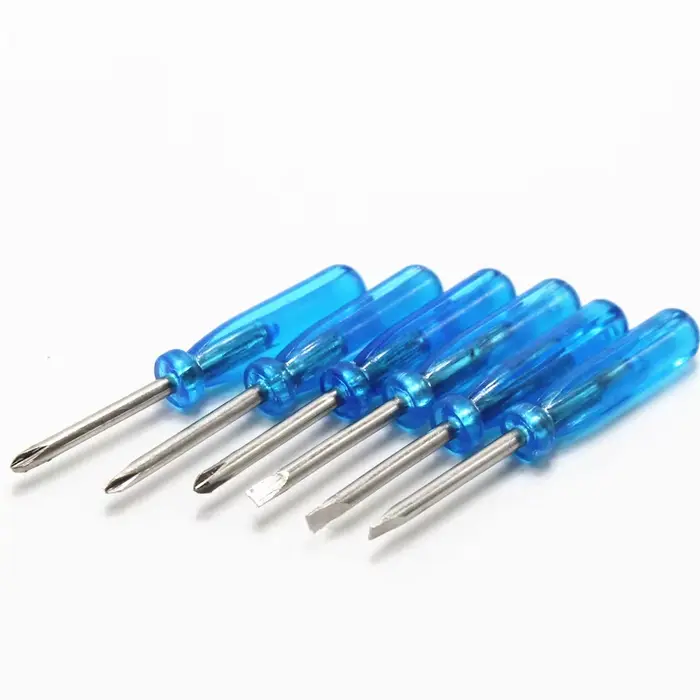 Mini tournevis Phillips croix/à fente 2.0/3.0, 4.6cm, pour la réparation de téléphones portables, ou