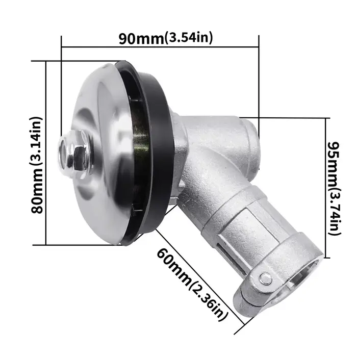 26mm/28mm 7/9 dents tondeuse boîte de vitesses tête de vitesse débroussailleuse coupe gazon remplace