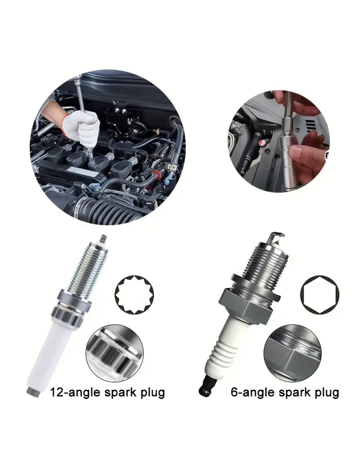 Adaptateur de clé à douille pour bougie d'allumage