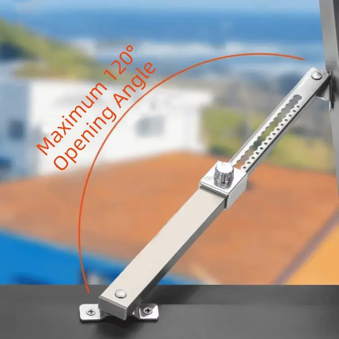 Limiteur de fenêtre télescopique en acier inoxydable